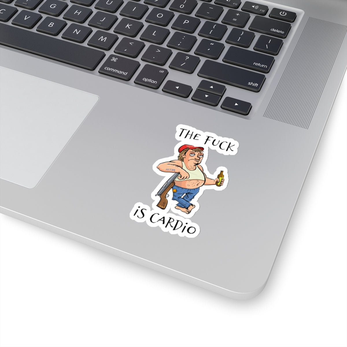 'The Fuck is Cardio' sticker