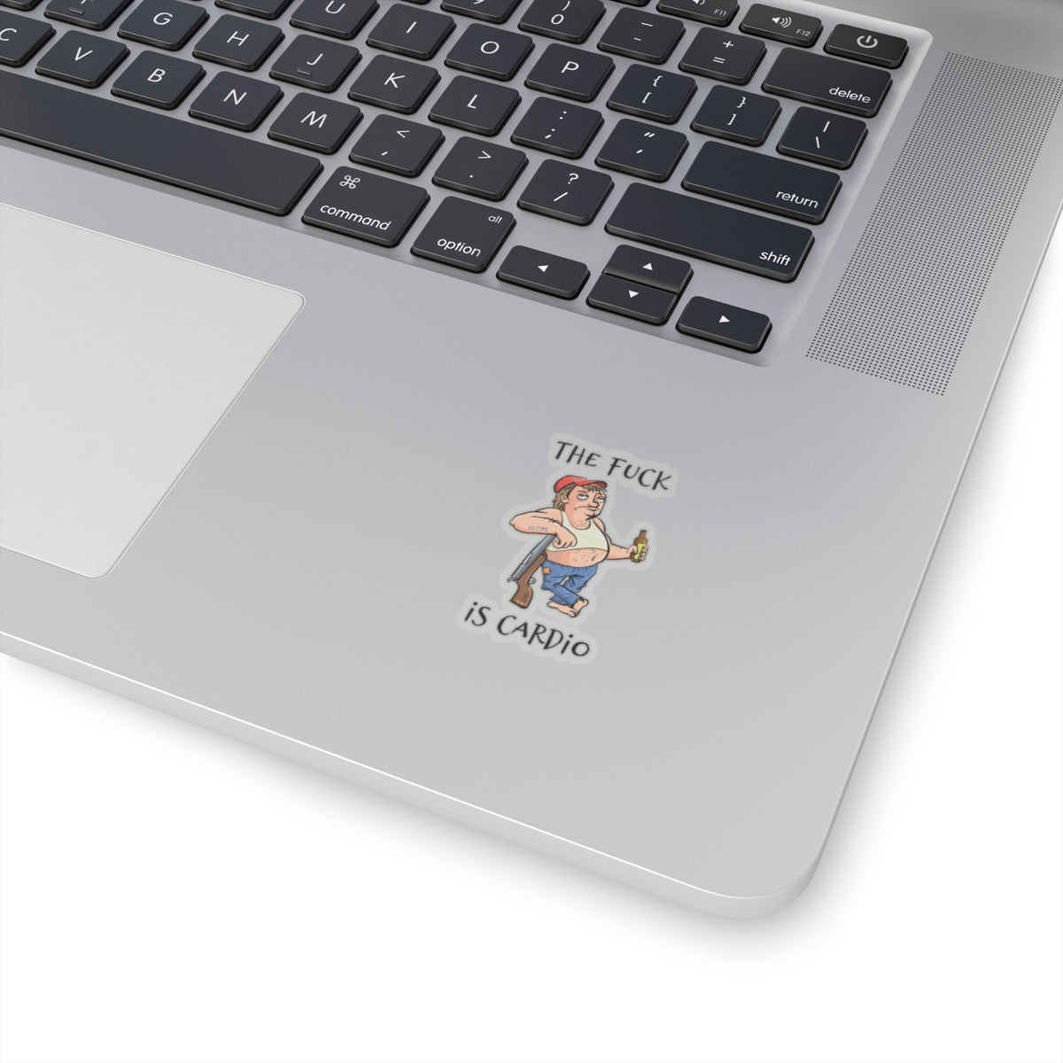 'The Fuck is Cardio' sticker
