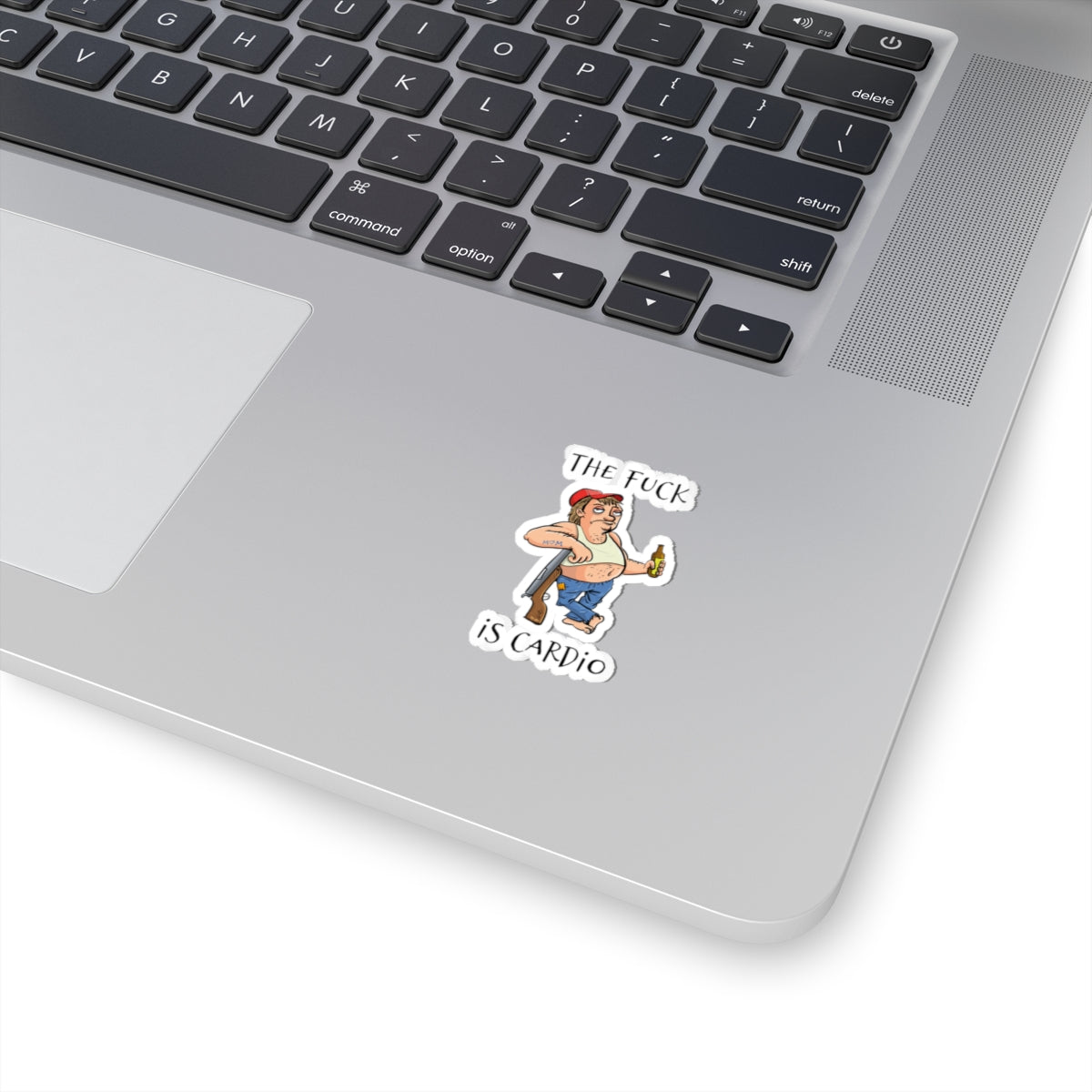'The Fuck is Cardio' sticker